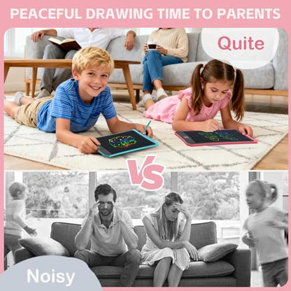 cimetech Kids LCD Writing Tablet, Toddler Drawing Tablet, Kids Toys 2 Pack