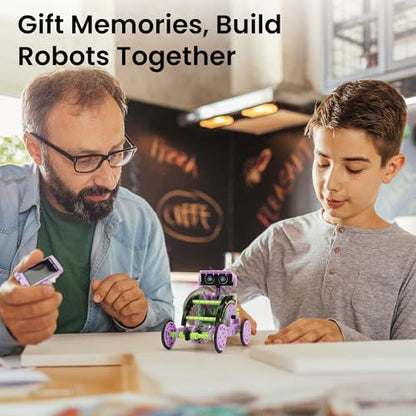 Sillbird Solar Building Robot Kit, 12-in-1 STEM Gift for Boys Aged 8-14