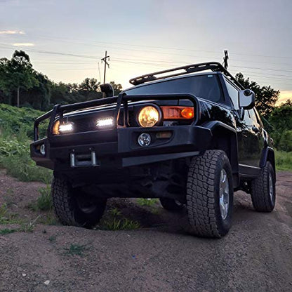 Nilight LED Light Bar 4PCS 6.5Inch 36w Flood LED Work Light Off Road Lights led bar Super Bright for Jeep Cabin Boat SUV Truck Car ATVs,2 Years Warranty