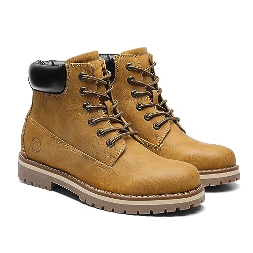 Bruno Marc Men's Winter Boots Snow Boots,Yellow,11