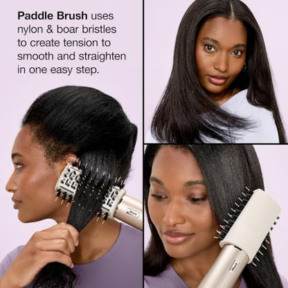 Shark HD430C FlexStyle Air Styling & Drying System, Powerful Hair Blow Dryer & Multi-Styler with Auto-Wrap Curlers, Paddle Brush, Oval Brush, Concentrator Attachment, Stone