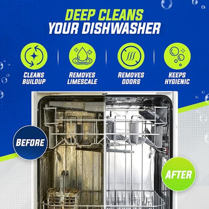 Dishwasher Cleaner Tablets for Descaling, Nettoyant Lave Vaisselle, 26 Pk