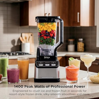 Ninja Professional Blender 2.0, CCO750BSL, 1400W, 72oz/2.1L