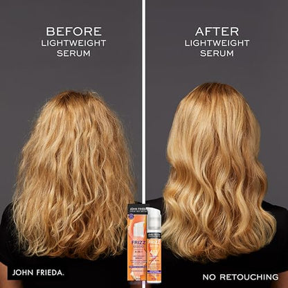 John Frieda Frizz Ease Lightweight Serum for Smoother Hair, Ideal for Fine to Medium Hair (50 mL)