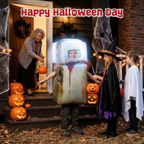 Inflatable Costume Kids, Inflatable Halloween Costumes, Light-Up Fridge
