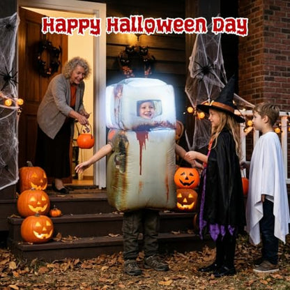 Inflatable Costume Kids, Inflatable Halloween Costumes, Light-Up Fridge