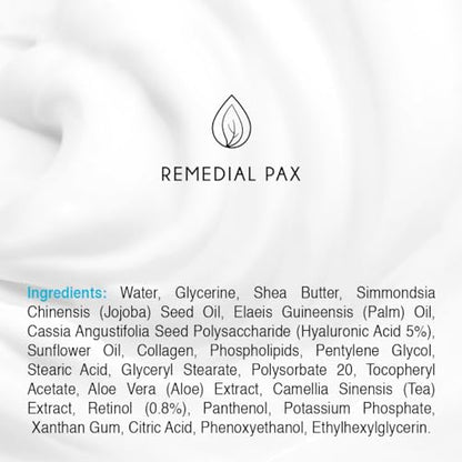 Face Moisturizer Retinol Cream, Anti Aging Neck Firming Cream, Collagen Day & Night Face Cream with Hyaluronic Acid for Women & Men, 1.85 Fl Oz