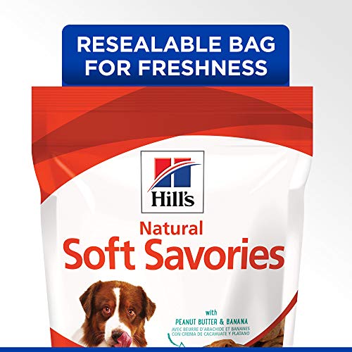 Hill's Natural Soft Savories, All Life Stages, Dog Treats, 8 oz Bag