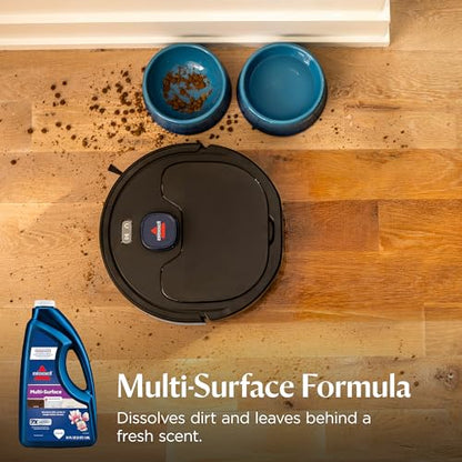 Bissell FlexClean FurForce Robot Vacuum & Mop with No Tangle Pet Brush Roll, LiDAR Navigation & Liftable Pad for Pet Hair Removal on Hard Floors & Rugs, 180min Runtime 60-Day Dust Collection, 4270F