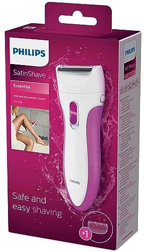 Philips SatinShave Essential Women’s Electric Shaver for Legs, Cordless Wet & Dry Use, HP6341/00