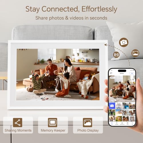 Telonixium Smart Digital Calendar 10.1 Inch Touch Screen Digital Calendar