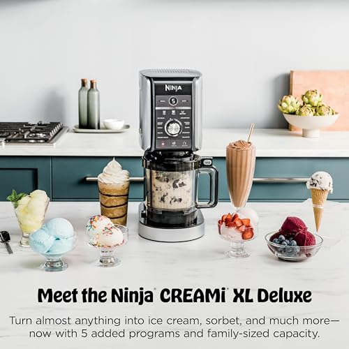 Ninja CREAMi XL Deluxe 11-in-1 Ice Cream & Frozen Treat Maker, NC501C