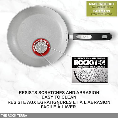 Starfrit The Rock Terra 10-Piece Ceramic Cookware Set, PFAS-Free