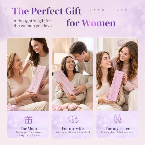 MESCOMB Hair Crimper - 1.25 Inch Hair Waver for Silky S Wave, Lavender Mist | S-Barrel Ionic Hair Curler, 9 Heat Settings, Anti-Scald, Dual Voltage for Travel, Fast Heating, Easy to Use
