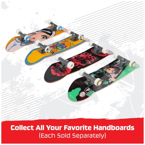 Tech Deck Primitive Demon Slayer Handboard, Mini Skateboard | 9x Larger than a Fingerboard, Hands Only, Authentic Graphics, Die-Cast Trucks, Skateboard Gifts for Kids & Collectors Ages 6+