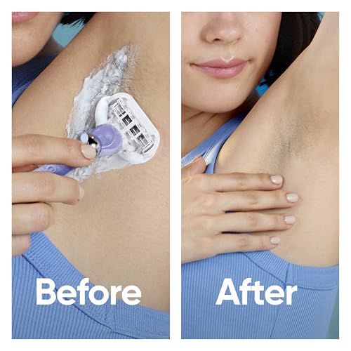 Gillette Venus Extra Smooth Contour Women’s Razor Blades, 5-Bladed Razor Refills, 1 Pack (Count of 6)