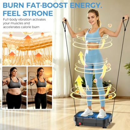 Vibration Plate Exercise Machine ,250 Levels Vibrating Plate