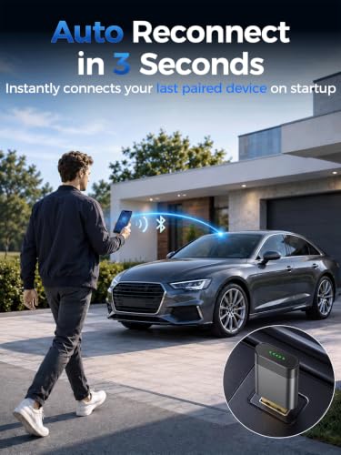 Mini Wireless CarPlay & Android Auto Dongle for Digital Media Receivers