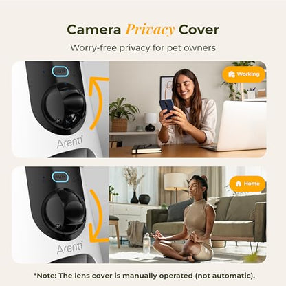 Automatic Cat Feeder with 2K Camera, 5G WiFi 4L Timed Food Dispenser