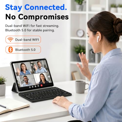 Tablet, 11 Inch FHD Android 16 Tablet with Gemini AI, 32GB RAM 256GB ROM