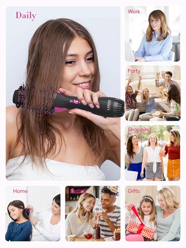 Hair Blow Dryer Brush One-Step Hot Air Styler for Smooth Frizz-Free Blowout
