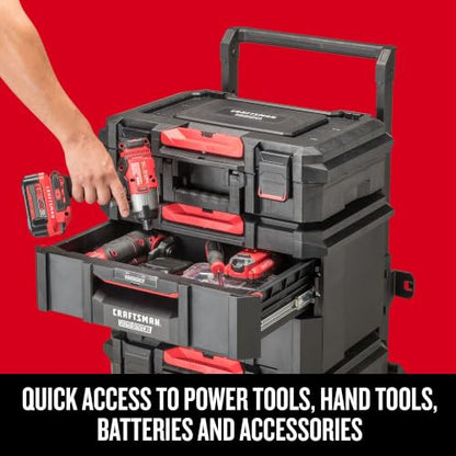 CRAFTSMAN TRADESTACK Tool Box, Tool Organizer, Drawer Unit (CMST21404)