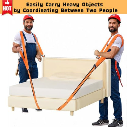 IFORYONLIFE Moving Straps Lifting Heavy Duty, 2 Person Adjustable Lifting Straps Moving Objects up to 440 Pounds