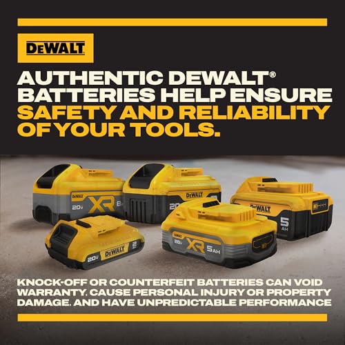 DEWALT 20V MAX XR Battery, Lithium Ion, 5.0Ah (DCB205)