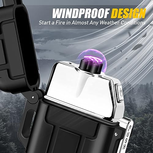 WEARXI Gifts for Men Electric Lighter, Stocking Stuffers for Men Adults