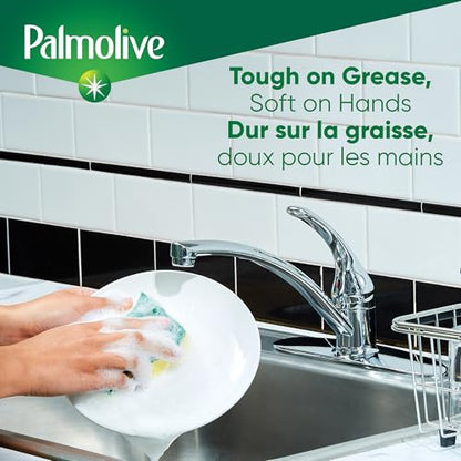 Palmolive Essential Clean Dish Soap, Original Scent 4.27 L - Biodegradable, Phosphate & Paraben Free Liquid Dish Soap - Removes Grease & Grimes from Dishes