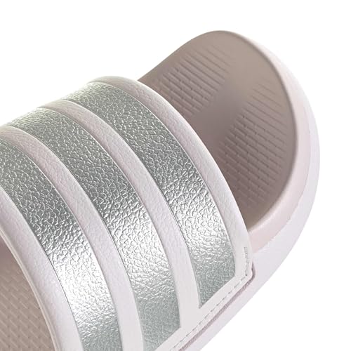 adidas Women's Adilette Comfort 2.0, Almost Pink/Silver Metallic/Almost Pink