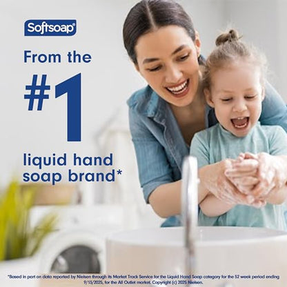 Softsoap Antibacterial Liquid Hand Soap Refill - Milk and Golden Honey 1.47 Liters - Moisturizing Hand Wash, Savon a Main, Dermatologically Tested, for Soft Smooth Skin (Packaging may vary)