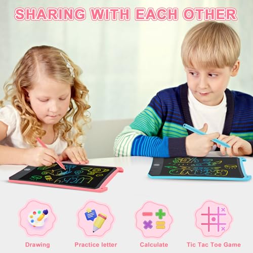 cimetech Kids LCD Writing Tablet, Toddler Drawing Tablet, Kids Toys 2 Pack