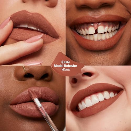Revlon Lipstick, ColorStay Limitless Matte Liquid Lipstick, Vegan Formula, No-Budge Matte, Longwear Lipstick, Long Lasting, Lightweight/Comfortable, Waterproof, 004 Model Behavior, 0.17 fl oz/ 5ml