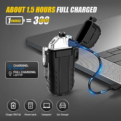 WEARXI Gifts for Men Electric Lighter, Stocking Stuffers for Men Adults