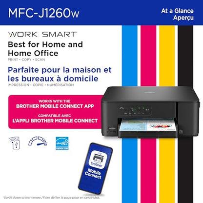 Brother MFC-J1260W Work Smart Wireless Colour Inkjet All-in-One Printer