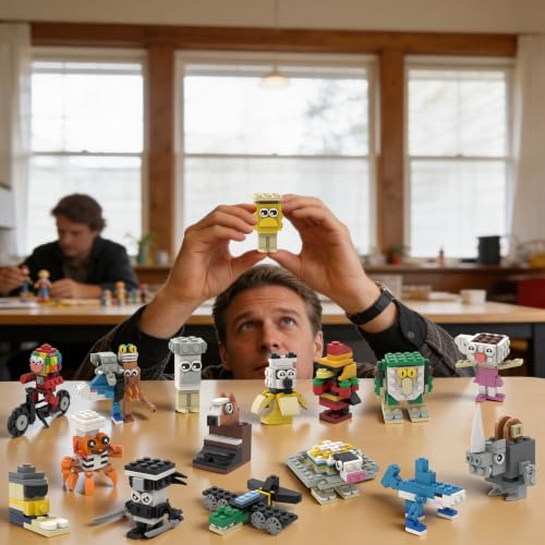 Myth Qholve Italian Brain Rot Unique Cartoon Characters Building Blocks 16 in 1 Educational & Entertaining & Adults