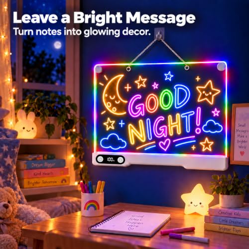 LED Drawing Board for Kids, Light Up Glow Art Kit