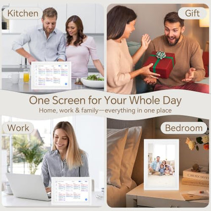 Telonixium Smart Digital Calendar 10.1 Inch Touch Screen Digital Calendar