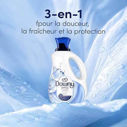 Downy Gentle Soft + Fresh Fabric Softener Liquid, Ocean Mist Scent, 83 loads, 1.66L