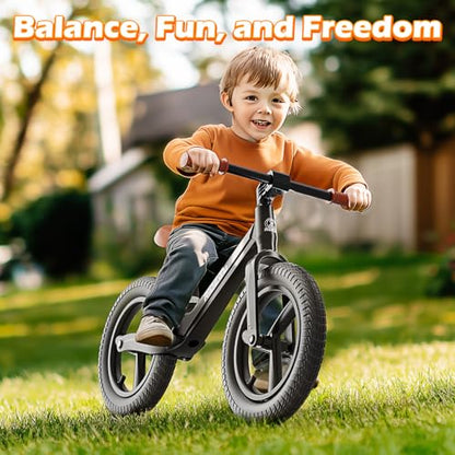 Ridego 14 Inch Balance Bike for Kids 3-6 Year Old with Lightweight Frame