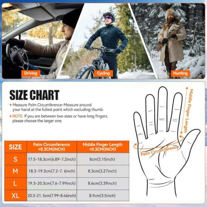 Thin Heated Glove Liners for Men Women, Rechargeable Gloves for Winter | Touchscreen-Friendly Slim Fit Heating Work Gloves Waterproof for Ski Driving,Hunting Cold hands·Non-slip grip· Hand Warmers