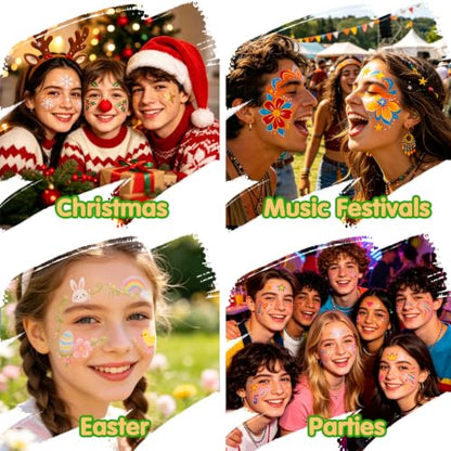 Gifts for Teenage Girls,Christmas Teen Girl Gifts,Temporary Tattoo Pens,9