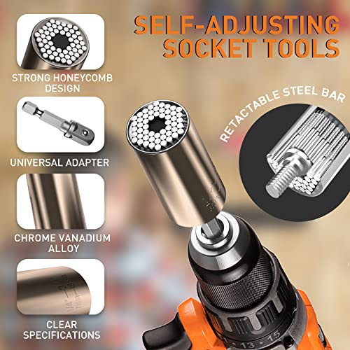 BIIB Birthday Gifts for Men Dad HusbandUniversal Socket Stocking Stuffers