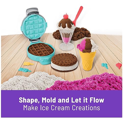 Kinetic Sand Scents Ice Cream Treats, Moldable Sand Sensory Toys, Ages 3+