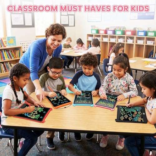 cimetech Kids LCD Writing Tablet, Toddler Drawing Tablet, Kids Toys 2 Pack