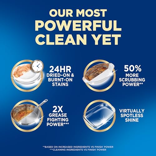 Finish Quantum Ultimate Infinity Shine Dishwasher Detergent Pods, 62 Tabs