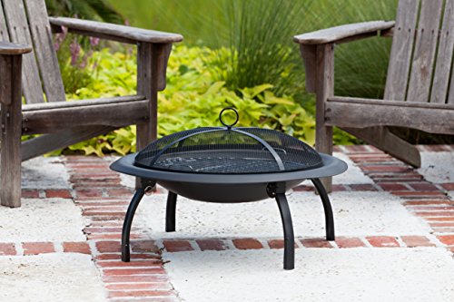 Fire Sense 22-Inch Folding Fire Pit
