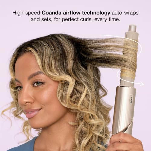 Shark HD430C FlexStyle Air Styling & Drying System, Powerful Hair Blow Dryer & Multi-Styler with Auto-Wrap Curlers, Paddle Brush, Oval Brush, Concentrator Attachment, Stone