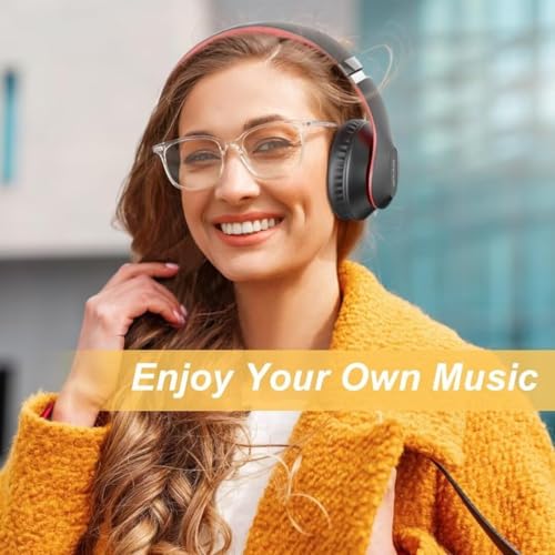 Glynzak Wireless Bluetooth Headphones Over Ear V6.0 HiFi Stereo with Mic